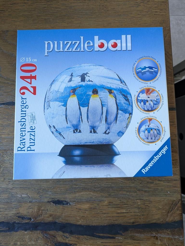 Puzzle bal  3D Ravensburger winter (compleet), Ophalen of Verzenden, Meer dan 50 stukjes, Gebruikt, 6 jaar of ouder