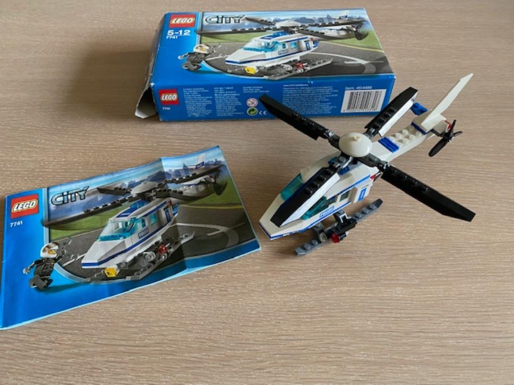 Lego City - L'hélicoptère de police 7741, Enlèvement ou Envoi, Comme neuf, Ensemble complet, Lego