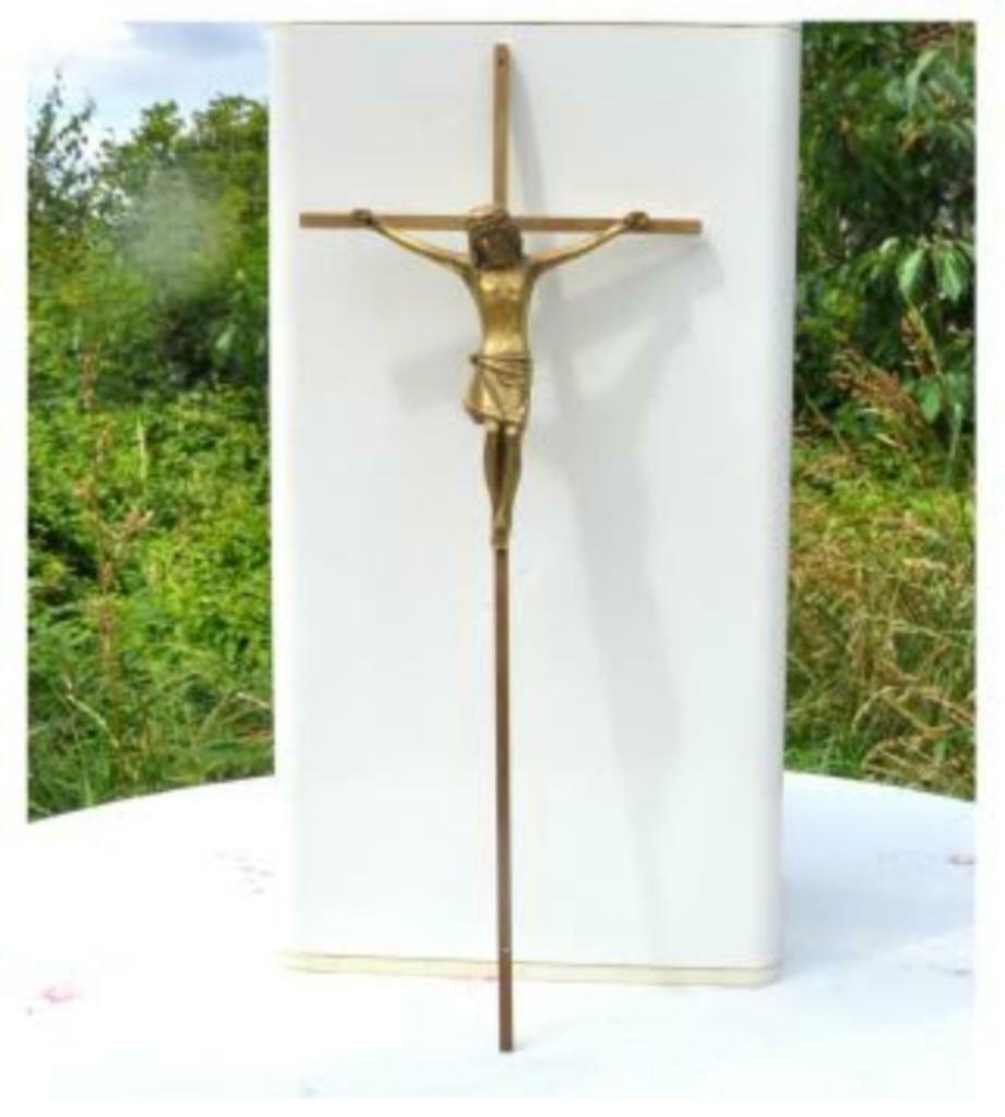 §  crucifix en laiton, Ophalen of Verzenden