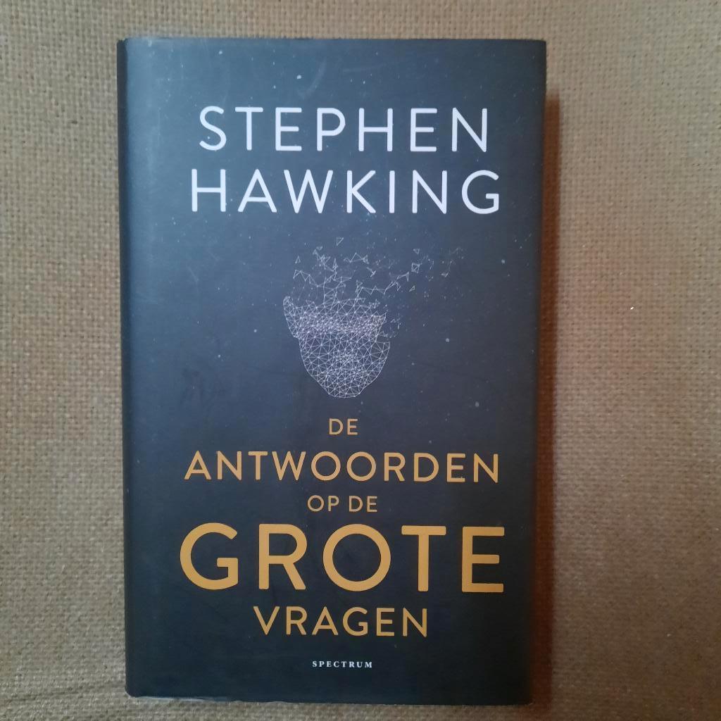 DE ANTWOORDEN OP DE GROTE VRAGEN - STEPHEN HAWKING, Ophalen of Verzenden, Zo goed als nieuw