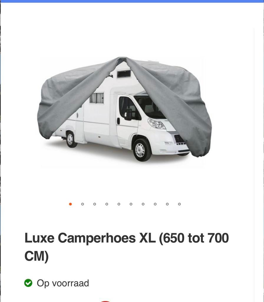 Camperhoes 650-700 x 235 x 270., Ophalen, Zo goed als nieuw