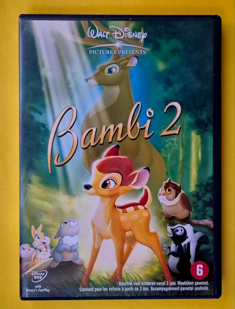 DVD du film Bambi 2 - Walt Disney - Dessin animé 🎥  V, À partir de 6 ans, Enlèvement ou Envoi, Dessin animé, Américain
