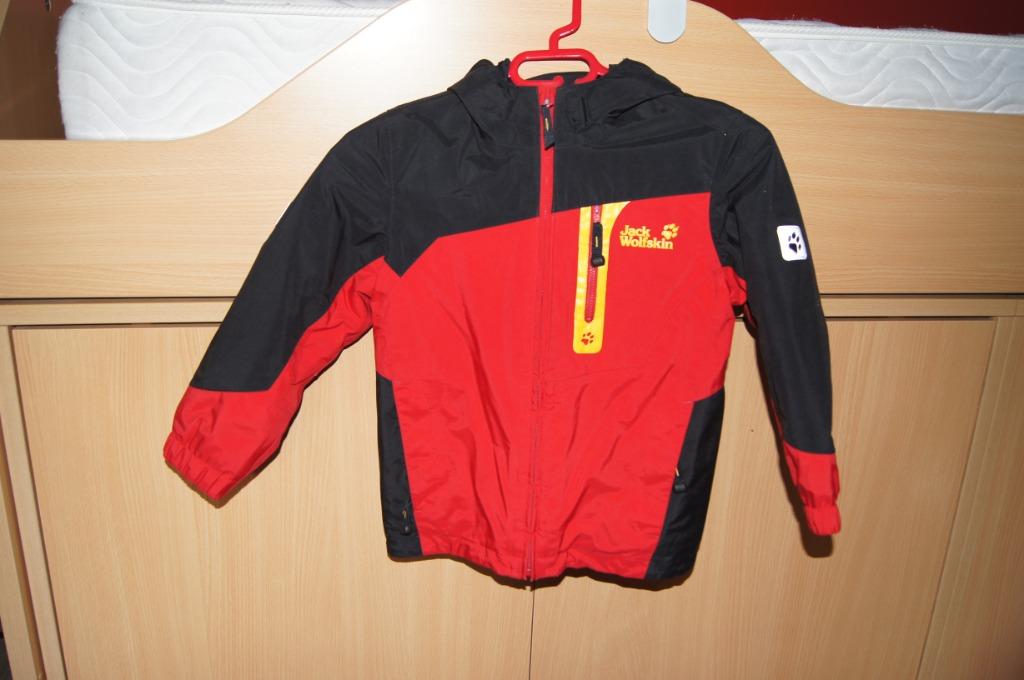 kinder Jas Jack Wolfskin maat 116, Jack Wolfskin, Ophalen of Verzenden, Zo goed als nieuw, Jongen
