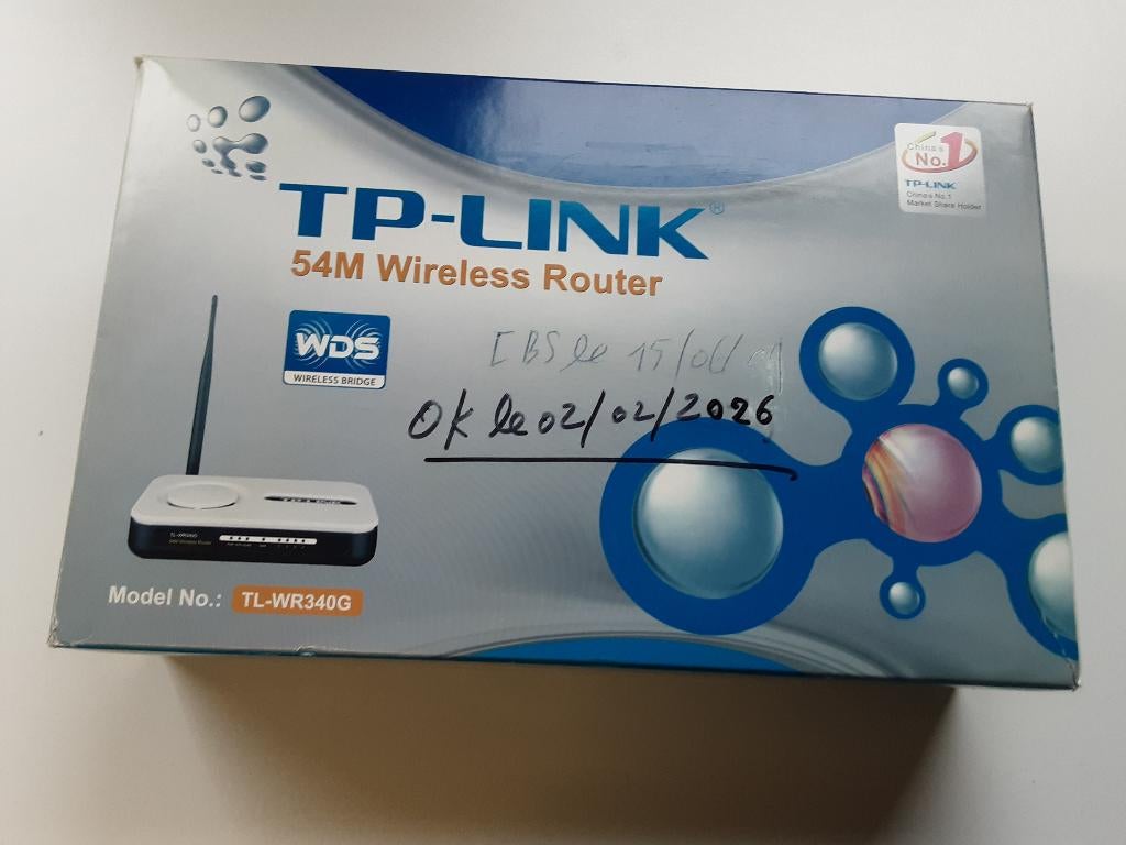 ROUTEUR WIFI + SWITCH TP-LINK, Enlèvement ou Envoi, Comme neuf, Routeur, TP-Link