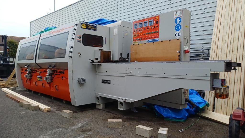4 zijdige schaafmachine, Ophalen