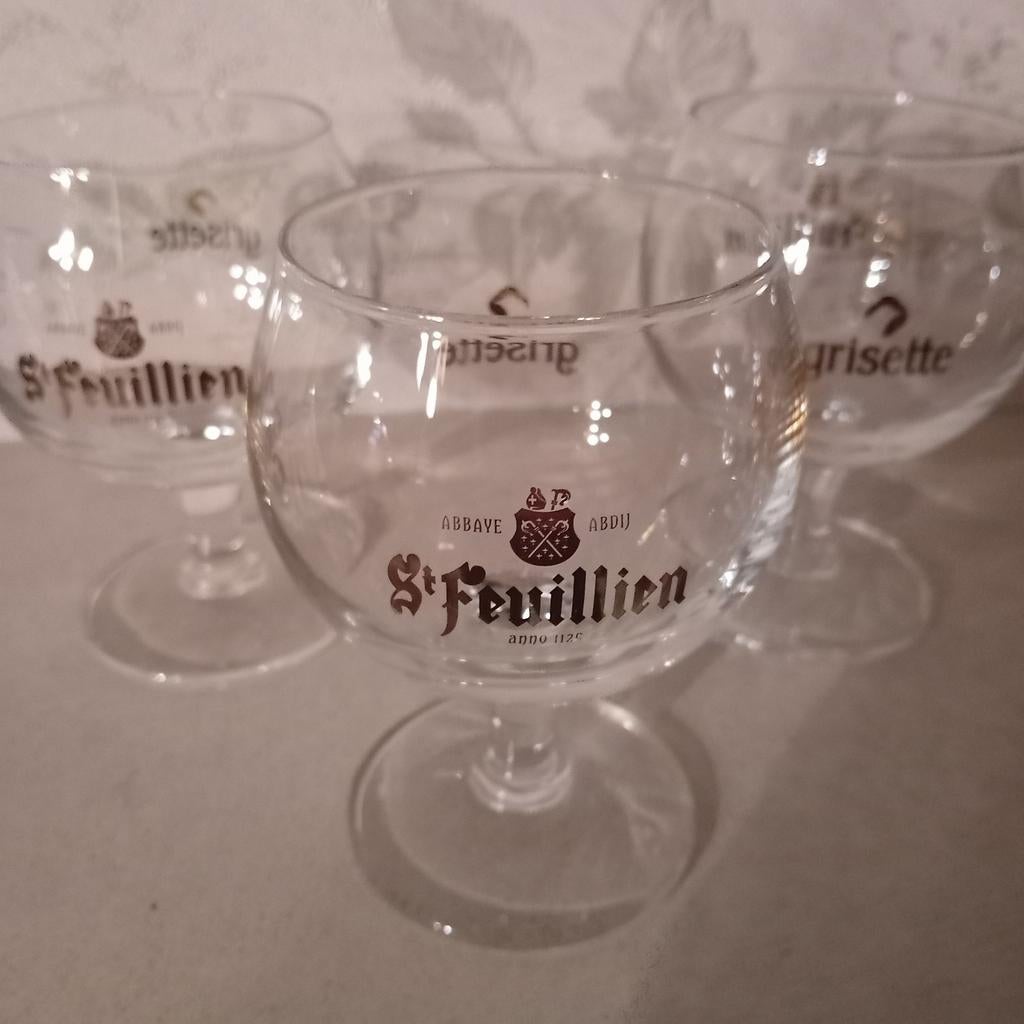 50 proefglazen St Feuillien, Verzamelen, Ophalen of Verzenden, Zo goed als nieuw