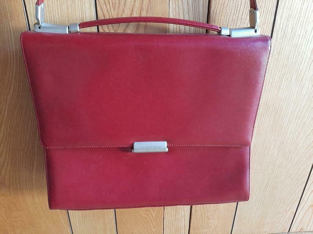 MANDARINA DUCK mallette dame cuir rouge état neuf, Enlèvement ou Envoi, Comme neuf, Rouge, Cuir