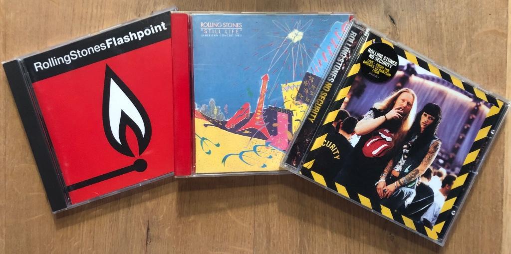 ROLLING STONES - Still life, Flashpoint & No security (3 CDs, Ophalen of Verzenden, Poprock