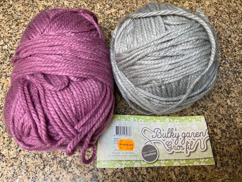 Dikke breiwol 2bollen / 3 euro per bol, Enlèvement ou Envoi, Comme neuf