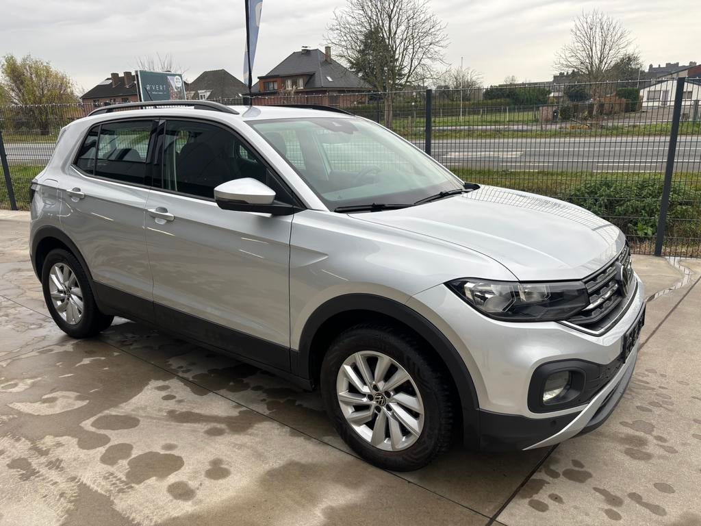 Volkswagen t-cross 1.0 tsi bj 2023 met 72000 km, Voorwielaandrijving, USB, Euro 6, Bedrijf