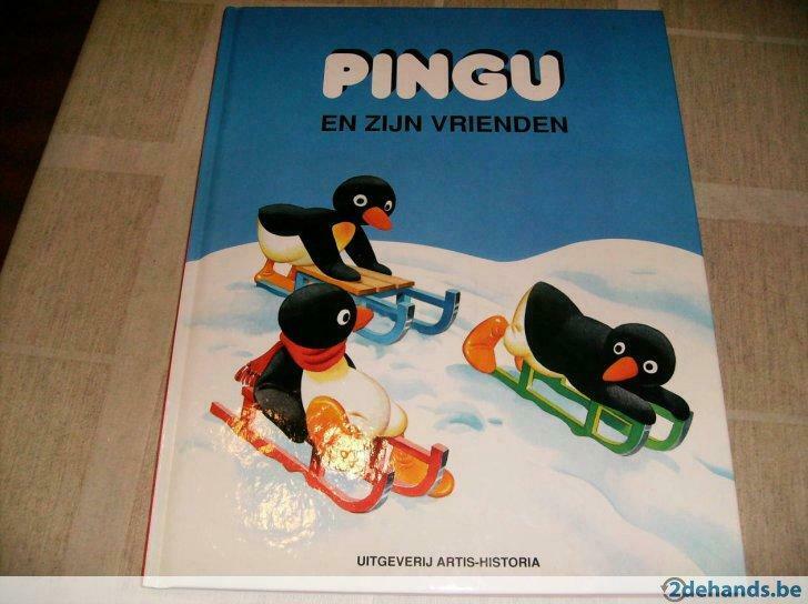 2 leesboeken van pingu, Boeken, Gelezen, 0 tot 6 maanden