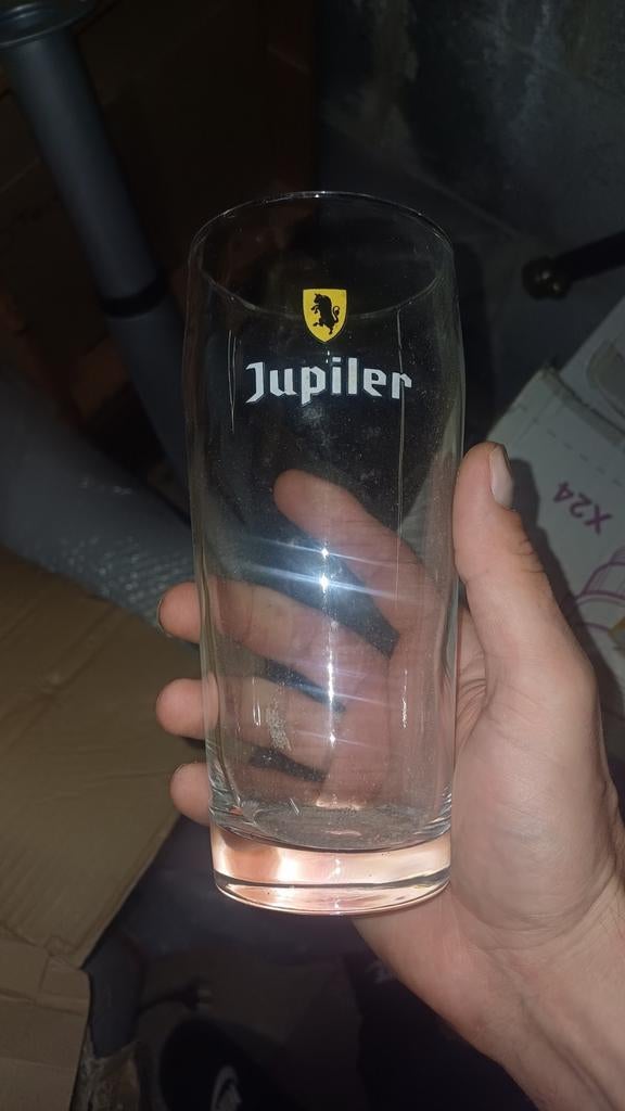 12 verres jupiler 50cl, Collections, Enlèvement ou Envoi, Comme neuf, Jupiler