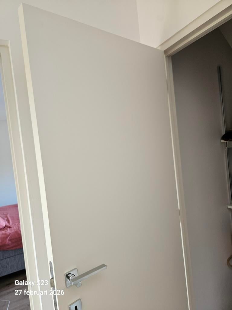 Porte en bloc avec poignée et cadre, Bricolage & Construction, Enlèvement