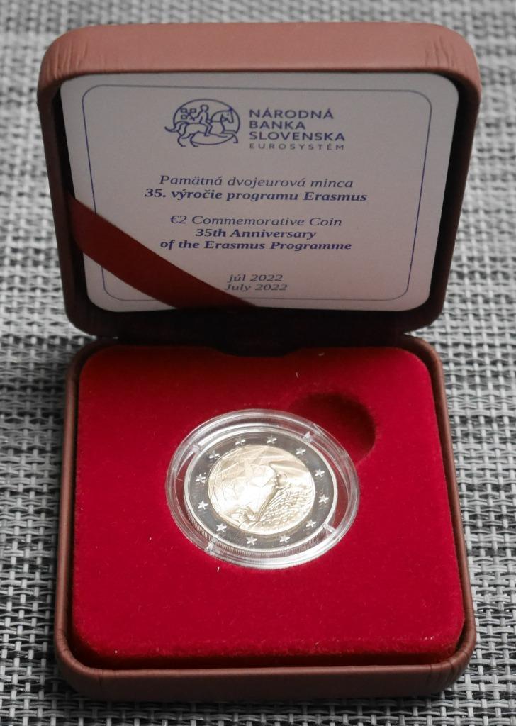 2 euro Slowakije 2022 Erasmus Proof BE, Postzegels en Munten, Munten | Europa | Euromunten, Ophalen of Verzenden, Slowakije, 2 euro
