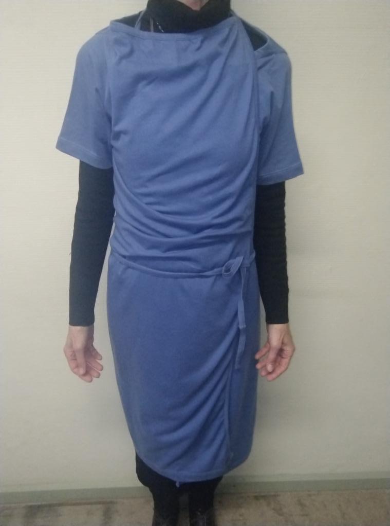 blauwe zomerjurk Walter Van Beirendonck, Taille 36 (S), Comme neuf, Enlèvement, Walter Van Beirendonck