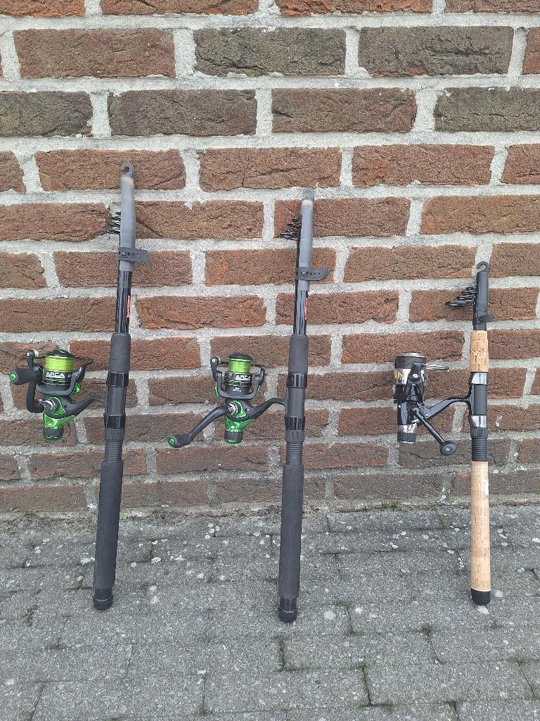 vishengels, Enlèvement, Comme neuf, Canne à pêche complète