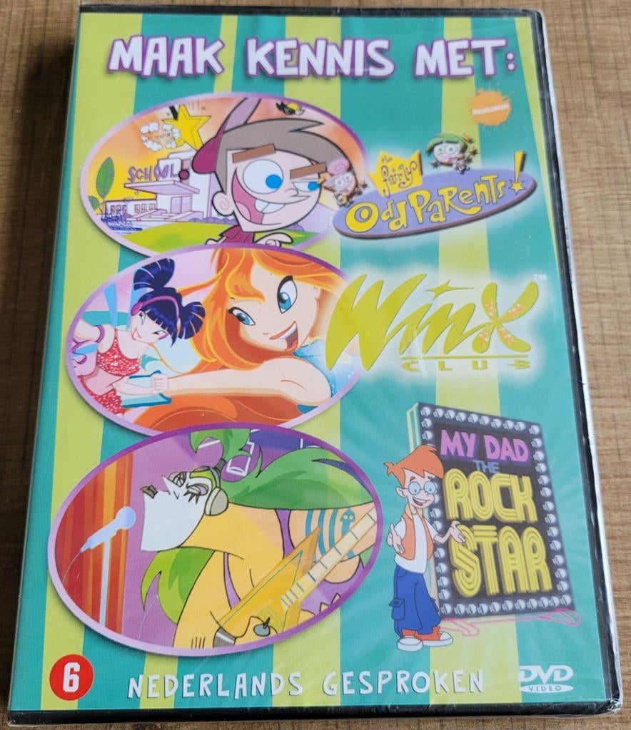 Fairy Odd Parents + Winx Club + My dad the rock star -nieuw, À partir de 6 ans, Enlèvement ou Envoi, Dessin animé, Américain