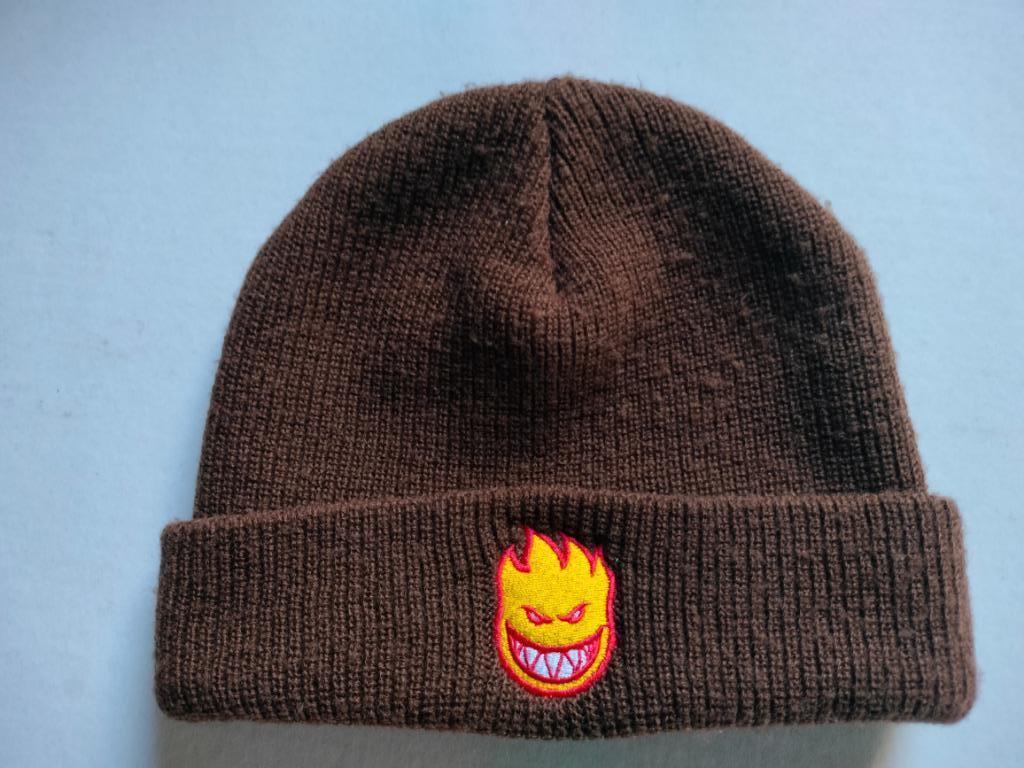 🔥 Spitfire Bighead Fill Cuff Beanie Brown / Red / Gold 🔥, Enlèvement ou Envoi, Autres tailles, Spitfire, Bonnet