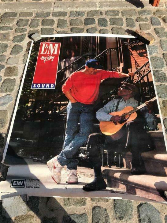 L&M - Affiche uit bushokje - begin jaren 90 - 160 x 120 cm, Ophalen, Gebruikt
