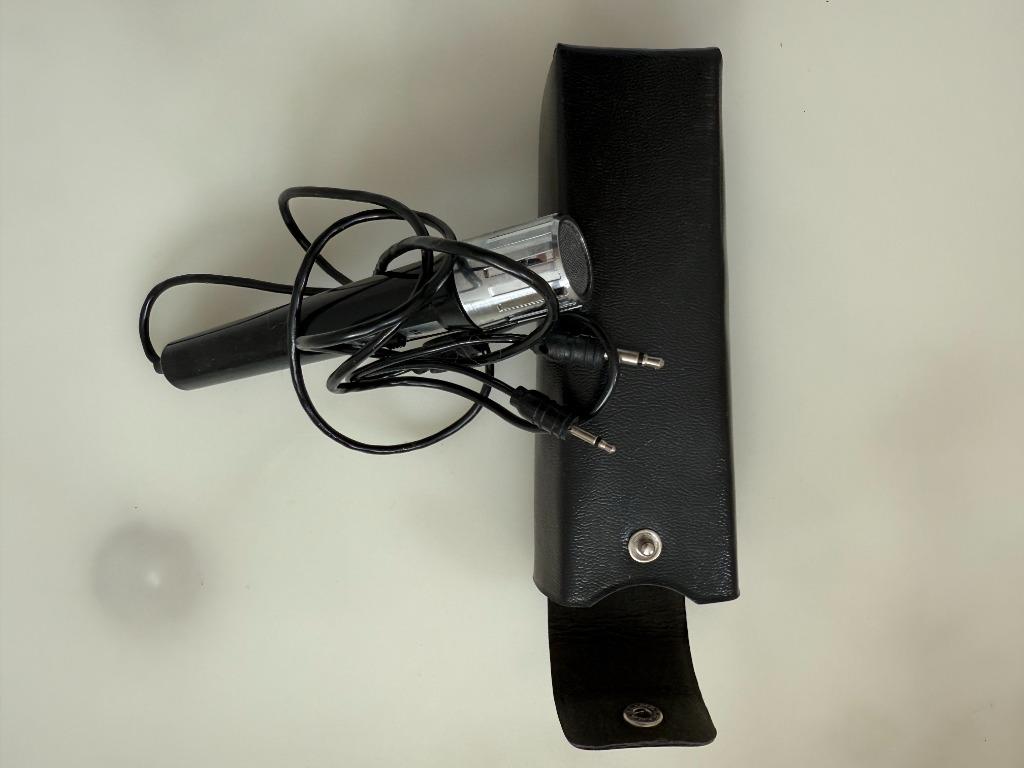 Microphone vintage non testé + étui, Enlèvement