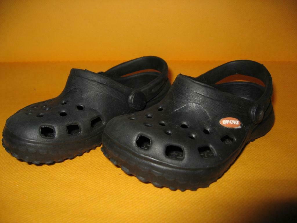 ✅Crocs noires - pointure 24, Garçon ou Fille, Comme neuf, Enlèvement, Chaussures