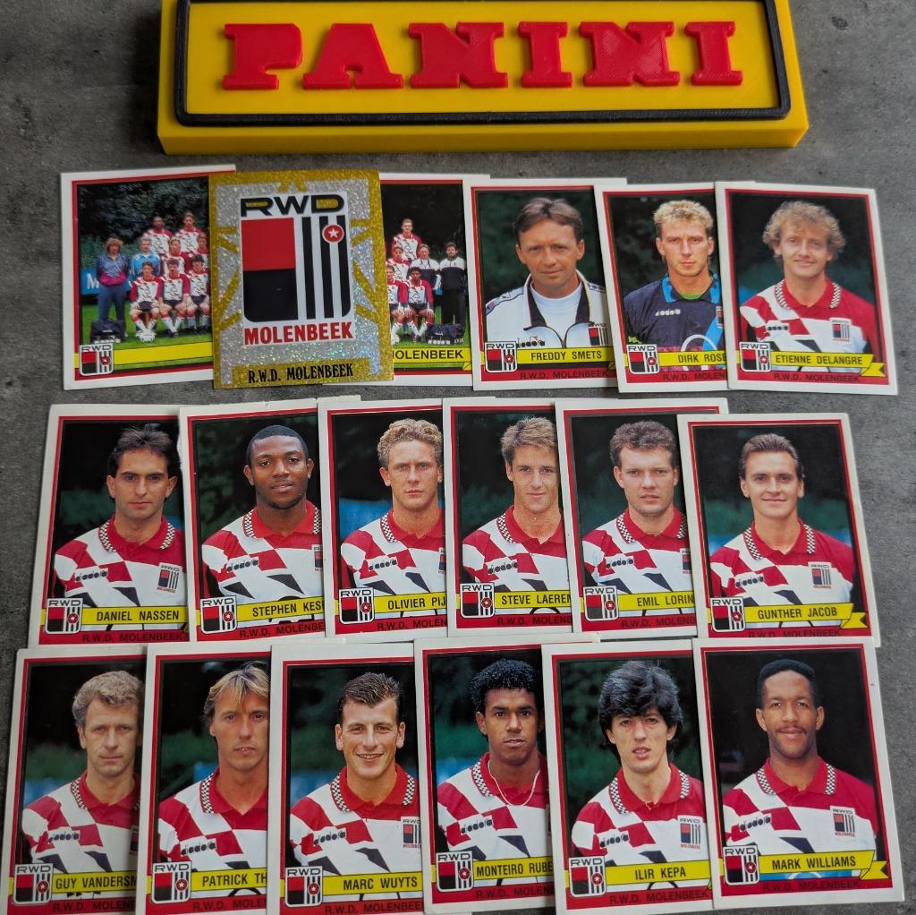 PANINI FOOTBALL 94 18 STICKERS 1994 RWDM MOLENBEEK, Hobby en Vrije tijd, Stickers en Plaatjes, Nieuw, Verzenden