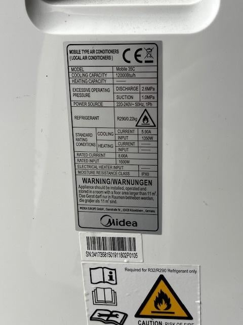 airco, Ophalen, Zo goed als nieuw, Koelen en Ontvochtigen