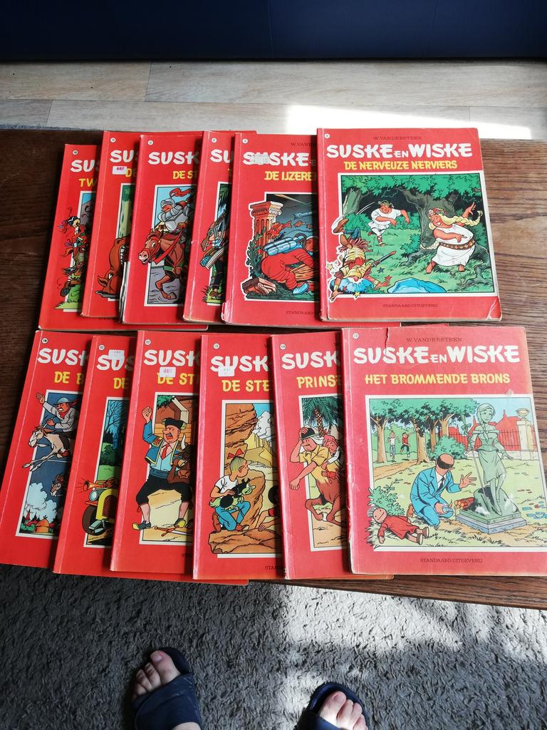 12 strips Suske & Wiske van 1972, Boeken, Stripverhalen, Gelezen, Meerdere stripboeken, Ophalen of Verzenden