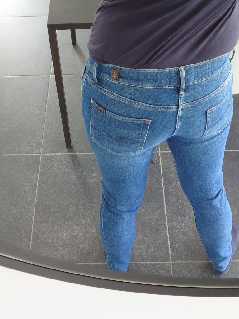 7 for all mankind slimmy tapered left hand 32, Blauw, All mankind 7, W32 (confectie 46) of kleiner, Ophalen of Verzenden