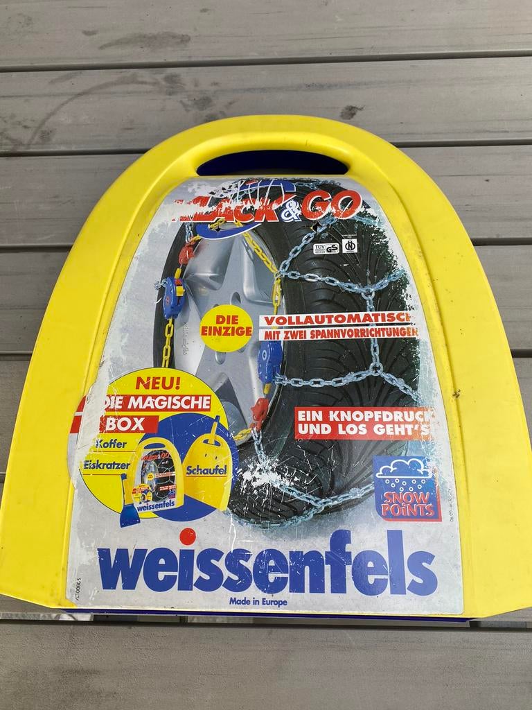 Sneeuwkettingen Weissenfels Clack & Go : maat 08, Enlèvement, Comme neuf