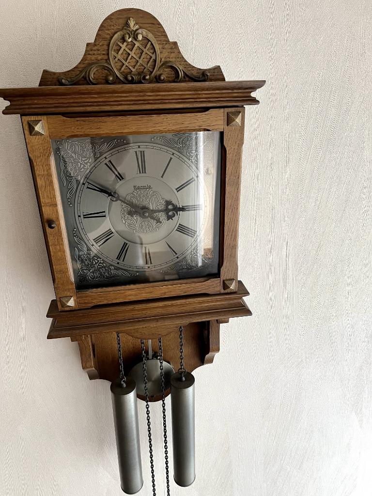wandklok, Ophalen, Zo goed als nieuw, Analoog, Wandklok