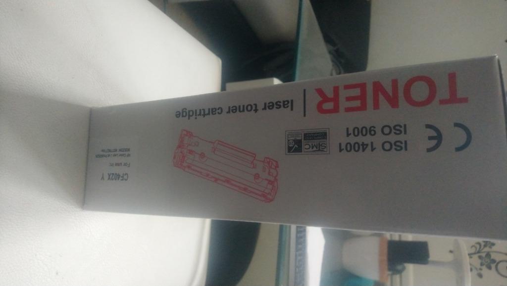 Encre Hp Laser CF402x Jaune, Enlèvement ou Envoi, Neuf, Toner, HP 100% compatible