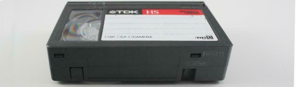 VHS-C videoband (K7), Ophalen, VHS-C of SVHS-C, (Video)band
