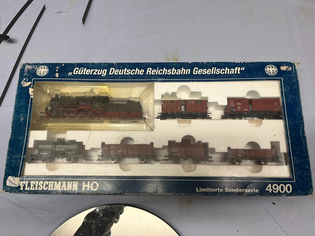 Coffret train Fleischmann HO "Guterzug DRG 4900", Enlèvement ou Envoi, Fleischmann, Comme neuf, Courant continu