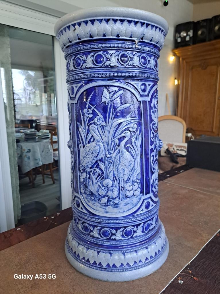 Paraplubak van aardewerk 56 x 25 cm, Ophalen, Gebruikt, Overige materialen