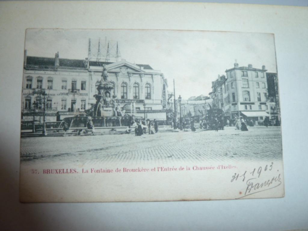 CPA Bruxelles datant de 1903 (1ière partie), Enlèvement ou Envoi, Avant 1920, Affranchie, Bruxelles (Capitale)