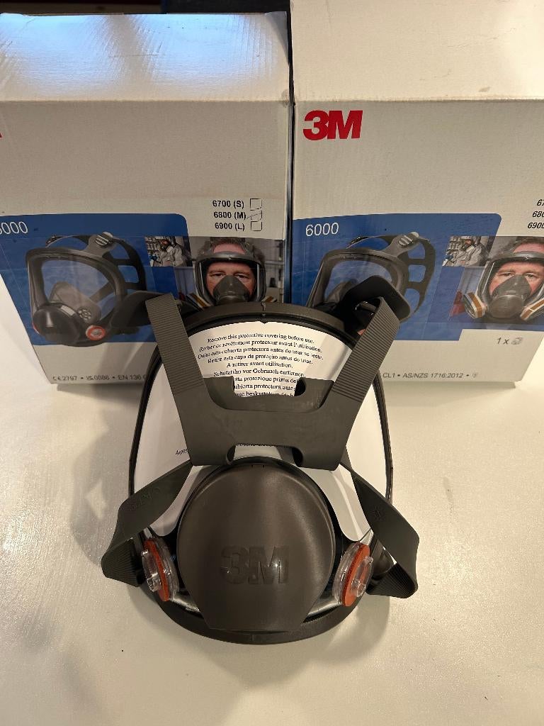 volgelaatsmasker 3M, Doe-het-zelf en Bouw, Adembescherming, Ophalen, Nieuw, Volgelaatsmaskers