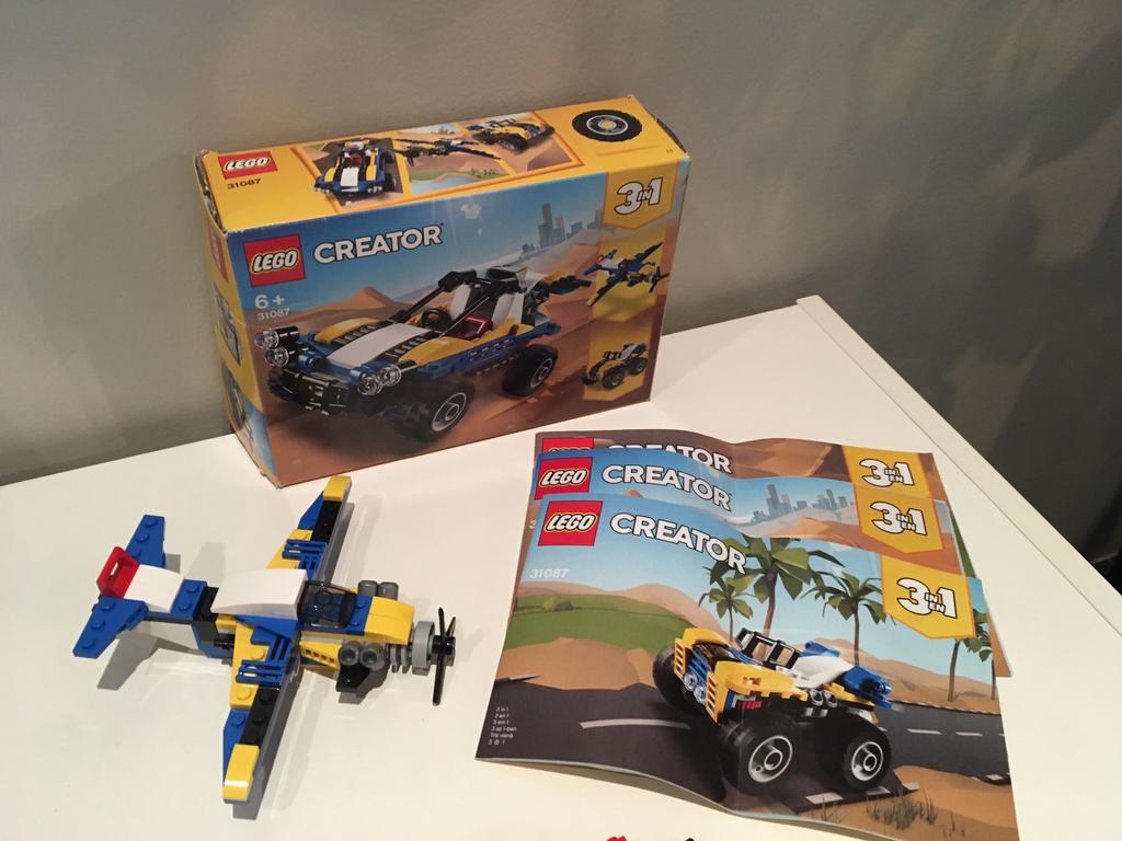 Lego Creator 3-in-1 31087 Jeep-Viegtuig-4x4, Ophalen of Verzenden, Zo goed als nieuw, Lego
