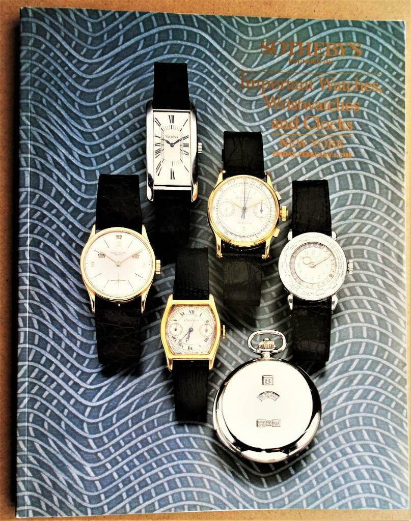 Auction Catalogue: Watches, Wristwatches & Clocks - Feb.1988, Handtassen en Accessoires, Horloges | Heren, Zo goed als nieuw, Polshorloge