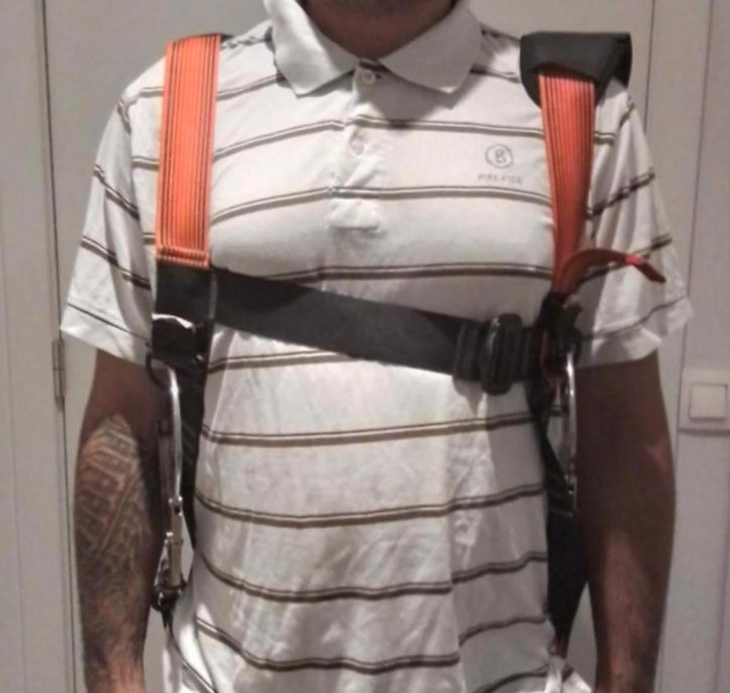 Ceinture de travail Steiger avec parachute, Enlèvement