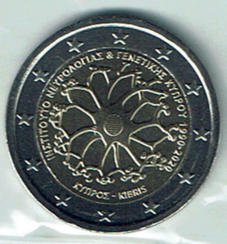 2 euro munt Cyprus 2020 Neurologie en Genetica UNC, Verzenden, Cyprus, 2 euro, Losse munt