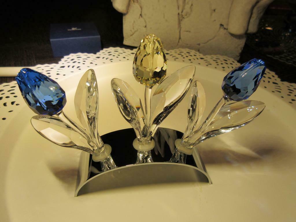 Swarovski Kristal tulpen op staander, Ophalen of Verzenden, Nieuw