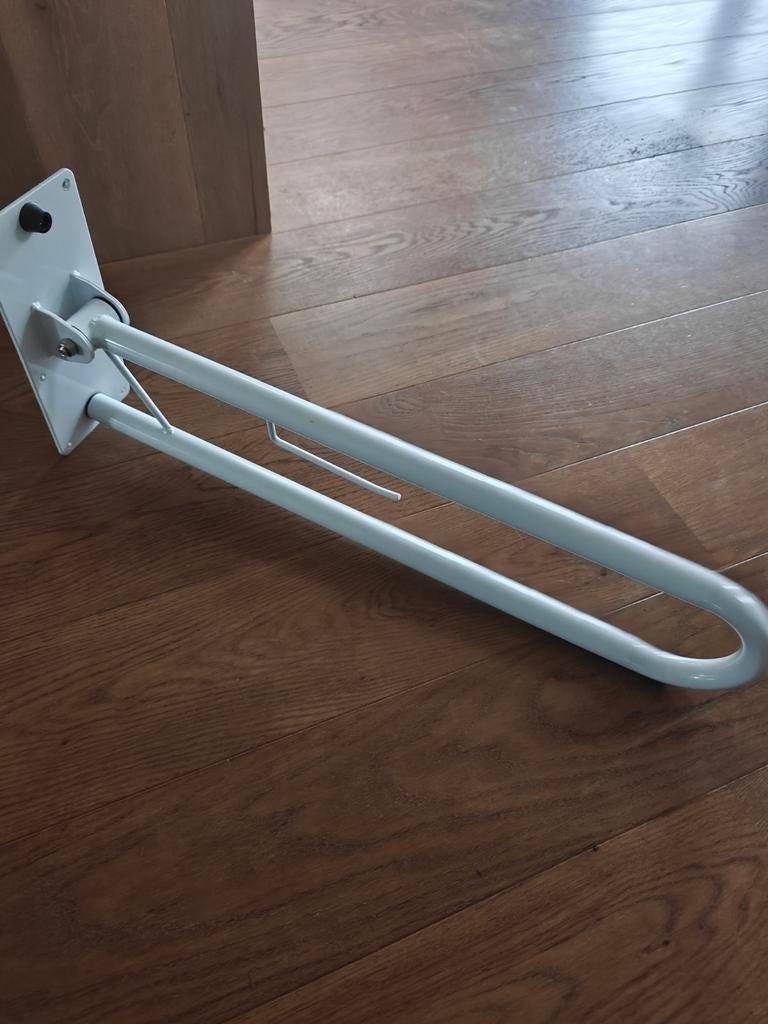 Toiletbeugel opklapbaar 76 cm, Maison & Meubles, Salle de bain | Linge de bain & Accessoires, Comme neuf, Blanc, Enlèvement