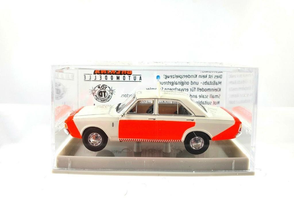 1:87 Brekina 19411 Ford Taunus 17m P7b Rijkspolitie NL 68-71, Enlèvement ou Envoi, Neuf, Voiture, Brekina