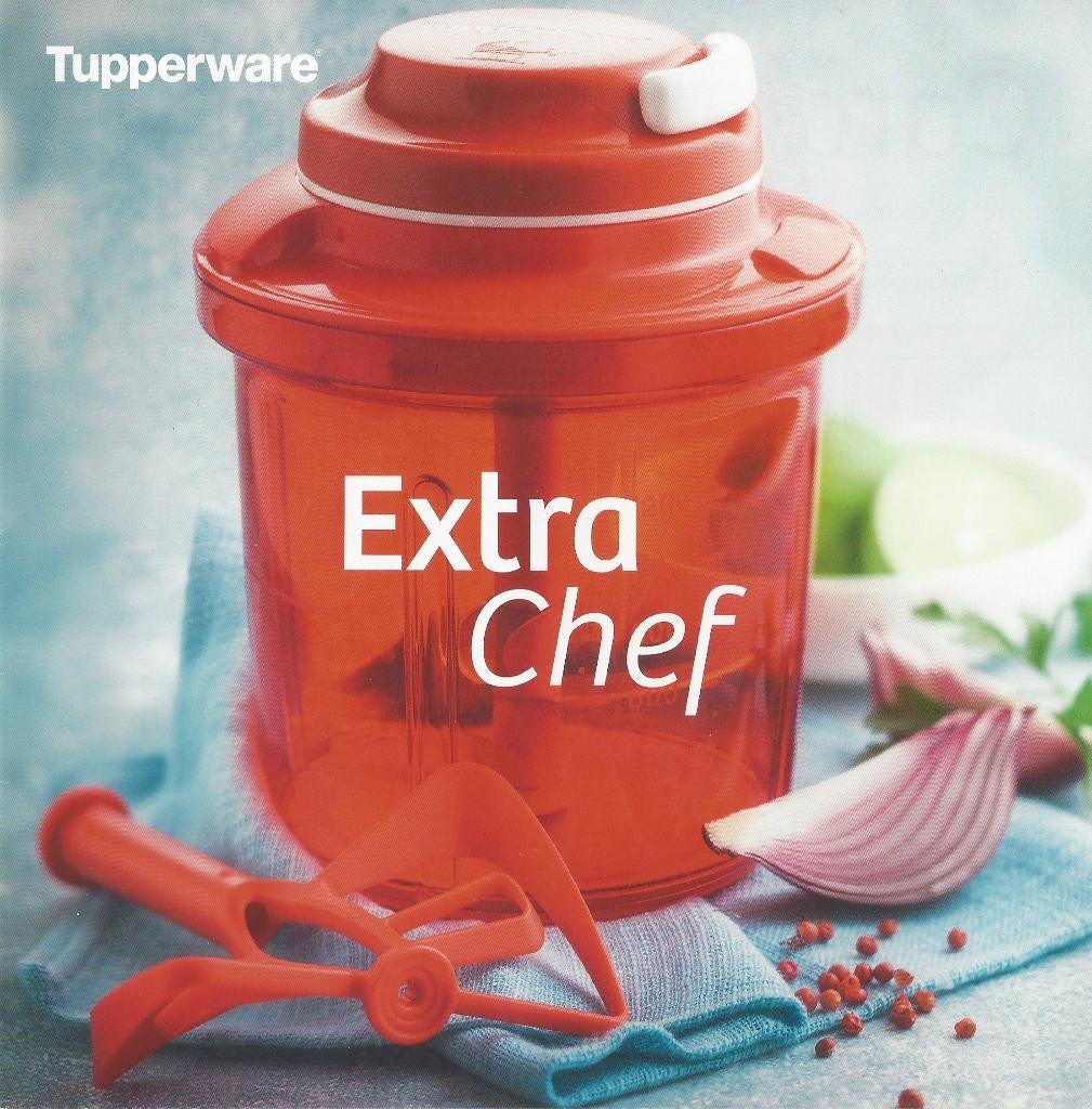 Tupperware™ Livre Recette « ExtraChef - Supersonic Chopper », Maison & Meubles, Cuisine| Tupperware, Enlèvement ou Envoi