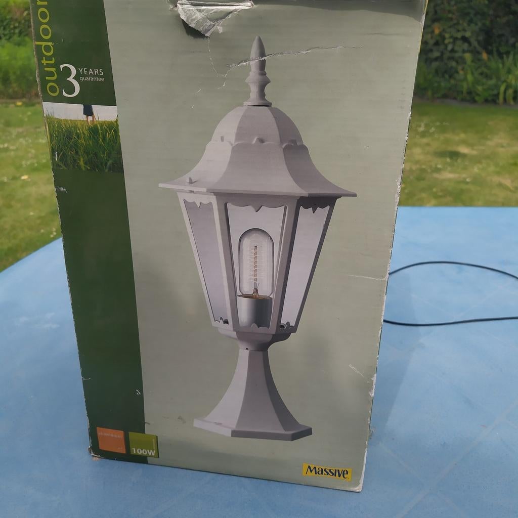 Buitenlantaarn, Tuin en Terras, Ophalen, Zo goed als nieuw, Aluminium