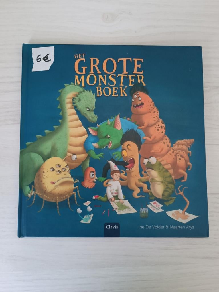 Ine De Volder - Het grote monsterboek, Ophalen, Ine De Volder, Prentenboek