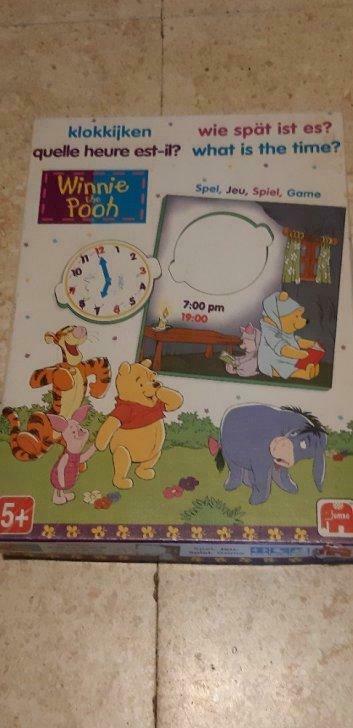 Spel Leer het uurwerk met Winnie, Kinderen en Baby's, Gebruikt