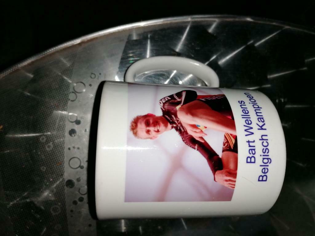 Bart Wellens tas mok, Verzenden, Gebruikt