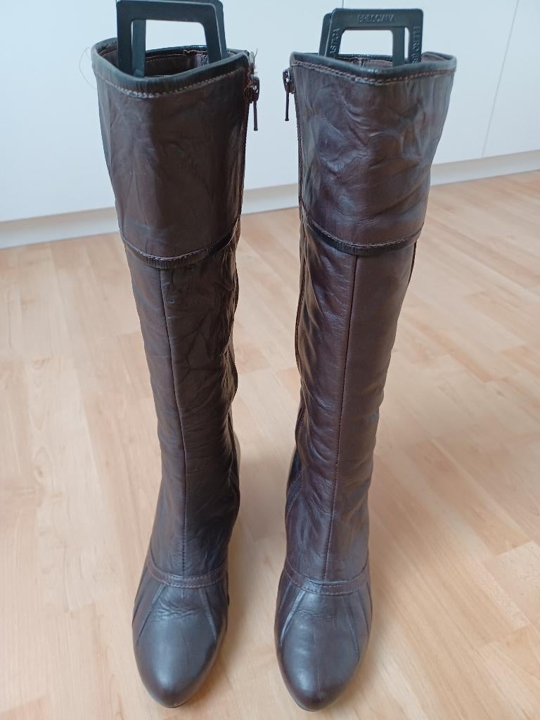 Laarzen, Kleding | Dames, Ophalen, Hoge laarzen, Bruin, Zo goed als nieuw